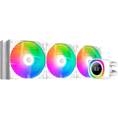 СВО ID-COOLING FX360 TD White LGA1851/1700/1200/115X/AM4/AM5 (TDP 350W, ARGB Fan and Pump, PWM, Triple Fan 120mm, бел)