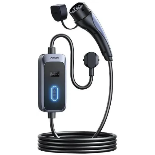АЗУ UGREEN EV706 (25832) Portable Electric Vehicle Charger 16A Black/Gray