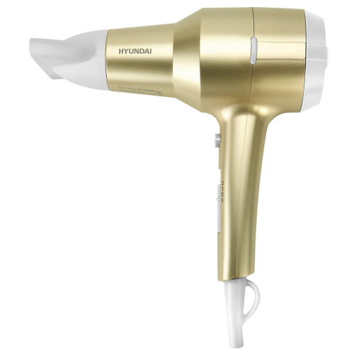 Фен HYUNDAI H-HDI0770, дорожный, 1800Вт, шампань и шампань