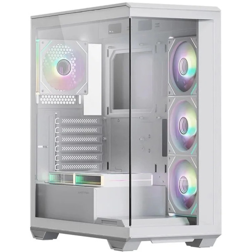 Корпус XASTRA Q600 6ARGB-C10-WH White (Q600-6FM12A-C10-WH) ATX/Aquarium/Screewless/6x120mm ARGB PWM FM fans/Argb+PWM HUB 10port