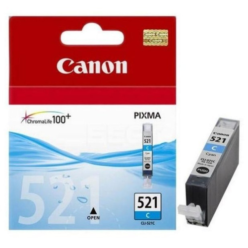 Картридж Canon CLI-521C Cyan для Pixma iP3600/iP4600/MP540 (2934B004)