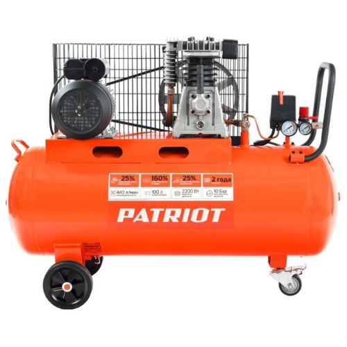 Компрессор поршневой Patriot PTR 100-440I оранжевый