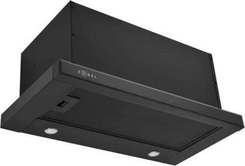 Вытяжка телескопическая ZUGEL ZHT652GB черный/черный