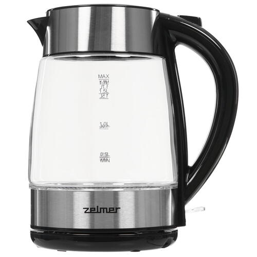 Чайник ZELMER ZCK8011 металл/стекло