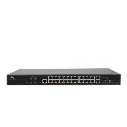 Коммутатор Uniview NSW5110-24GT4GP-IN 24x1000Mbps ports (RJ45)+2x1000Mbps Fiber(SFP) ports+2G Combo ports
