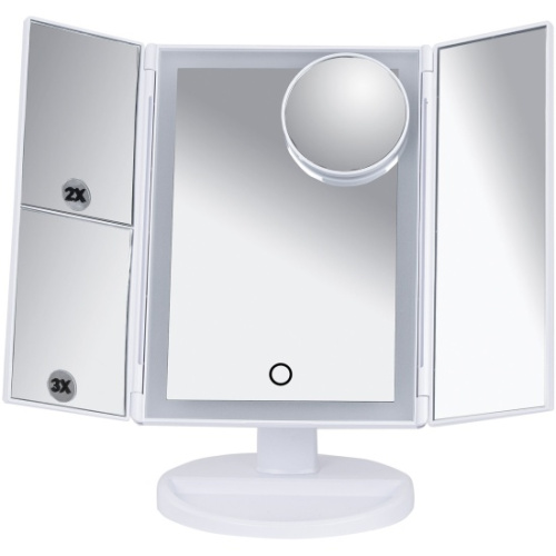 Зеркало настольное BRABIX 609337 белое