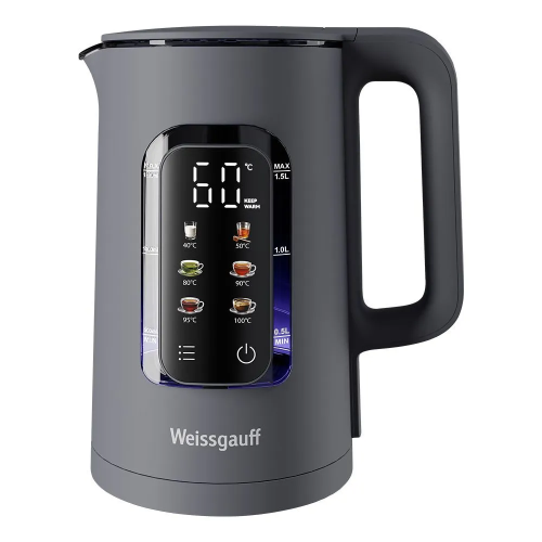 Электрочайник Weissgauff WK 1500 Dt Touch BodyCool