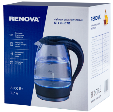 Чайник RENOVA KT17G-07B