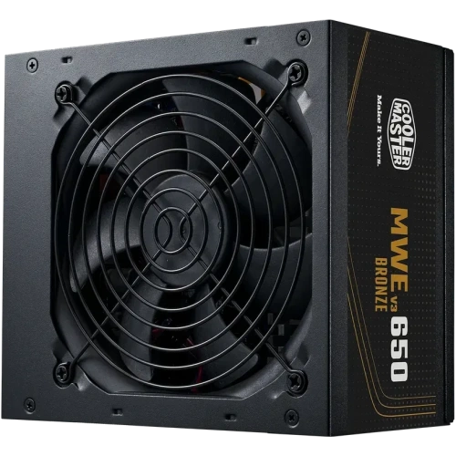 Блок питания Cooler Master MWE Bronze V3 Gen.5 (MPE-6501-ACAAW-3BEU), 650Вт, 80 Plus Bronze, 120мм, retail