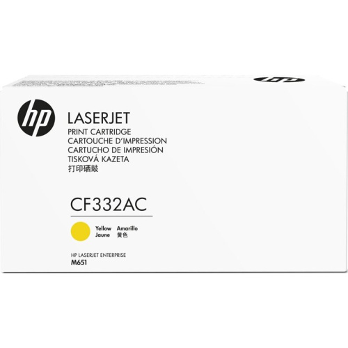 Контрактный Тонер-картридж HP 654A CF332AC Ylw Contract LJ Toner Cartridge