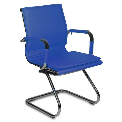 Кресло Бюрократ CH-993-Low-V/blue низкая спинка синий искусственная кожа