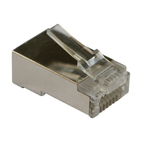 Коннектор LANMASTER (LAN-EZ45-8P8C/S5E-100) RJ45 тип EZ, 8P8C, STP, Cat.5e, универсальный, со вставкой, покрытие 50 микрон,100 шт. Коннектор LANMASTER (LAN-EZ45-8P8C/S5E-100) RJ45 тип EZ, 8P8C, STP, Cat.5e, универсальный, со вставкой, покрытие 50 микрон,100 шт.
