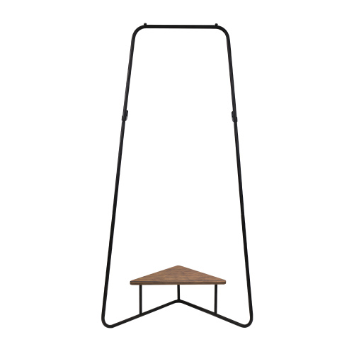 Вешалка-стойка Ника ВС3/Ч матовый черный/дуб