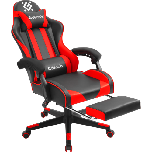 Кресло DEFENDER Rock (64346) игровое Black/Red PU