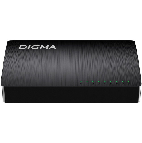 Коммутатор неуправляемый Digma DSW-108GE DSW-108GEV2 (L2) 8x1Гбит/с