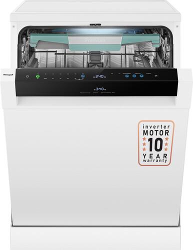 Посудомоечная машина Weissgauff DW 6114 Inverter Touch AutoOpen White белый, с авто-открыванием и инвертором, 3 корзины,14 комплектов, 8 программ