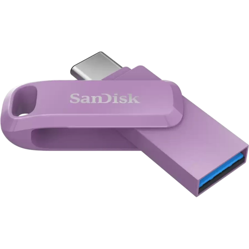 USB-флешка SanDisk SDDDC3 256Gb (SDDDC3-256G-G46L), USB3.1 Type-C, фиолетовая