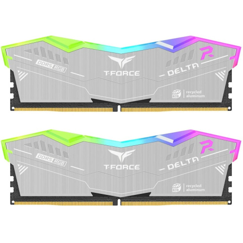 ОЗУ TEAMGROUP T-Force Delta RGB Eco 64GB (FF2D564G6000HC38JDC01) (2x32GB) DDR5 6000MHz CL38 (38-46-46-84) 1.35V