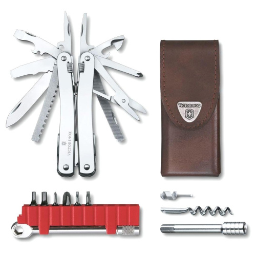 Мультитул Victorinox SwissTool Spirit X (3.0236.L) 105мм 36функц. серебристый подар.коробка