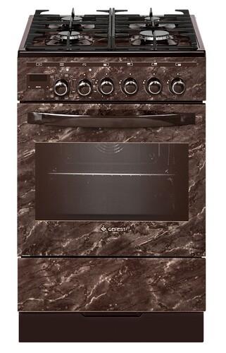 Комбинированная плита Gefest ПГЭ 5502-04 0054 коричневый