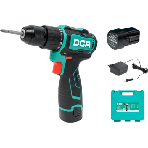 Дрель-шуруповерт DCA ADJZ1604i (Type E) 2АКБ+ЗУ