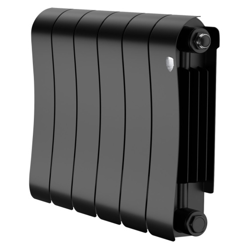 Биметаллический радиатор отопления Royal Thermo Infinity 300 6 секций Noir Sable
