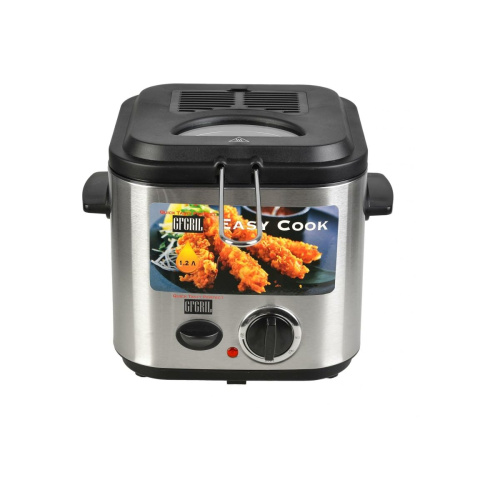 Фритюрница GFGril GFF-025 серебристый/черный