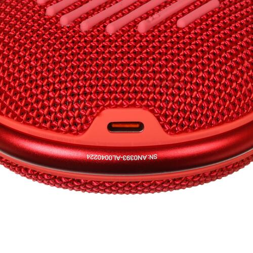 Портативная колонка JBL CLIP 4, красный