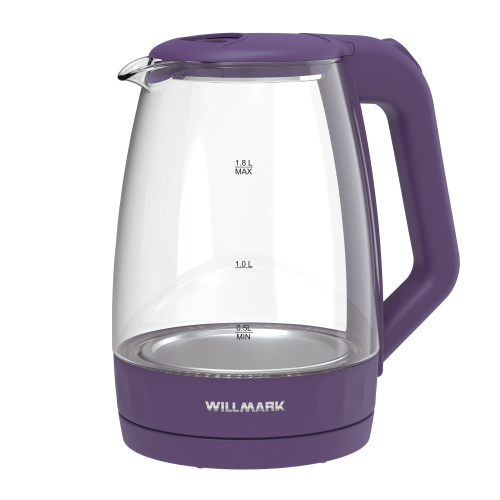 Электрочайник WILLMARK WEK-1823G фиолетовый