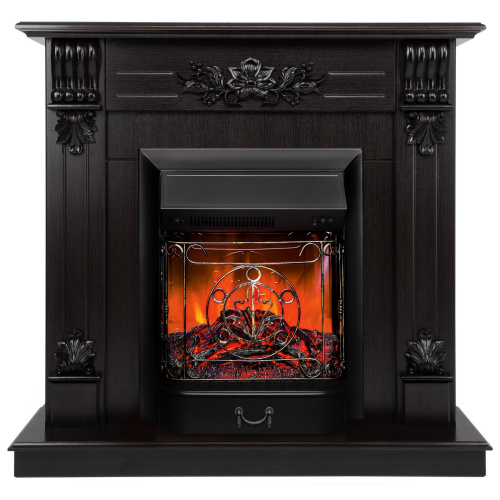 Электрокамин RealFlame Ottawa DN венге премиум с очагом Majestic Lux Black Электрокамин RealFlame Ottawa DN венге премиум с очагом Majestic Lux Black