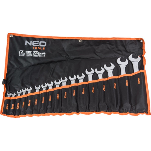 Набор ключей комбинированных NEO Tools 09-753 8-32 мм, 17 шт.