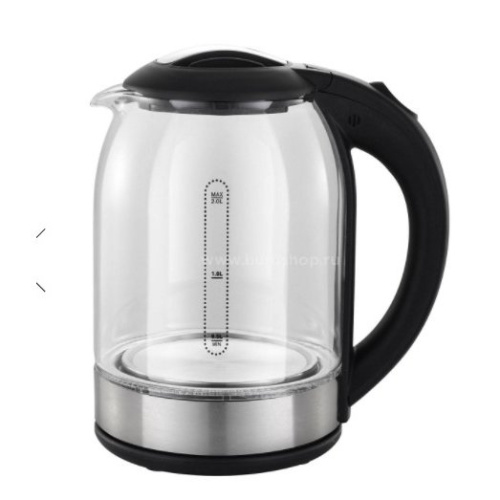 Чайник Starwind SKG2051 черный/серебристый