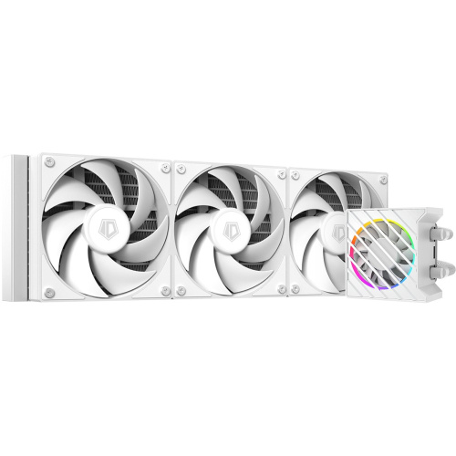 СВО ID-Cooling Dashflow 360 XT Lite White Soc-AM5/AM4/1151/1200/2066/1700 4-pin 16-34dB Al+Cu 350W LED Ret