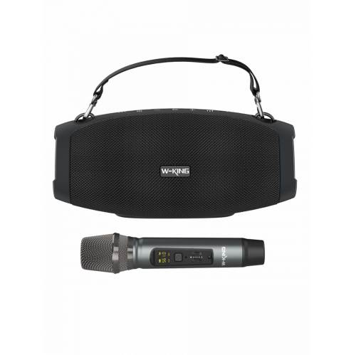 Портативная колонка W-King X10+ One mic черный
