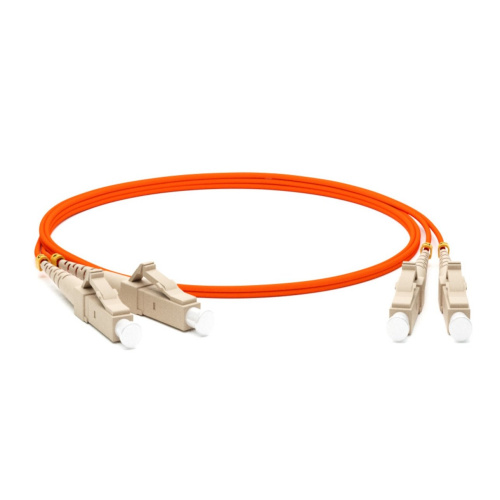 Патч-корд Hyperline FC-D2-50-LC/­PR-LC/­PR-H-2M-LSZH-OR (FC-50-LC-LC-PC-2M) MM 50/­125, LC-LC, 2.0 мм, duplex, LSZH, 2 м
