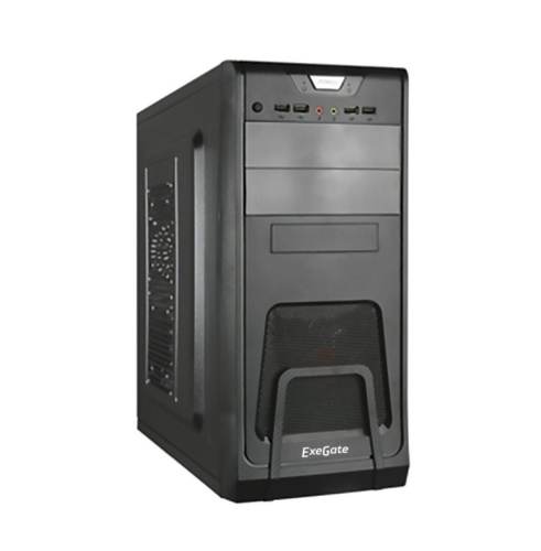 Корпус ExeGate CP-603 Black EX278394RUS ATX, без БП, 2xUSB+2xUSB3.0, Audio
