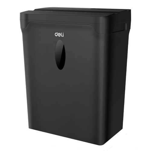 Шредер Deli ET014 черный