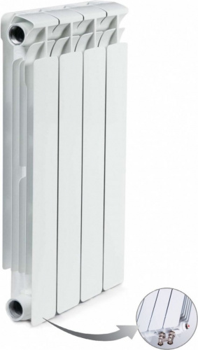 Биметаллический радиатор отопления  Rifar Base Ventil L 350 X4