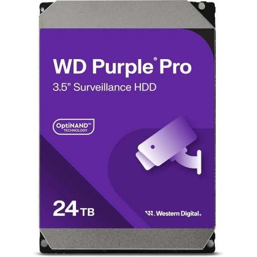 HDD WD Surveillance Purple Pro WD241PURP SATA-III 24TB (7200rpm) 512Mb 3.5"