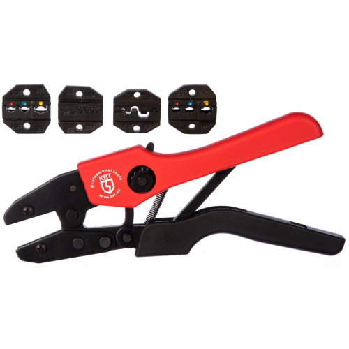 Пресс-клещи КВТ СТК 75907 +4 матрицы в сумке