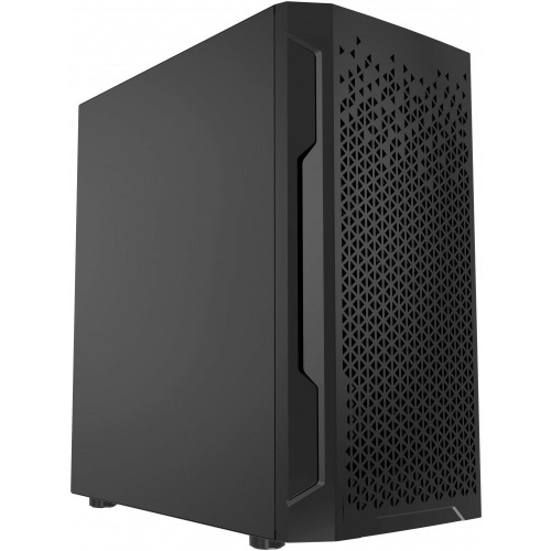 Корпус Powercase Mistral Micro Z2B SI (CMIMZB-F2SI) Non Window, Mesh, 2x 120mm fan, чёрный, mATX