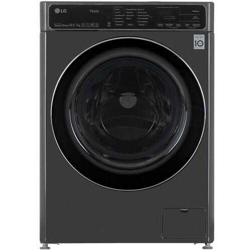 Стирально-сушильная машина LG F4T9RC9P черный