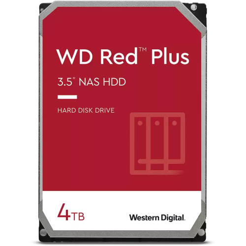 HDD WDC Red Plus WD40EFPX SATA 4TB 6GB/S 256MB