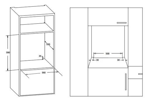 Электрический духовой шкаф Delvento V6EB56088 черный