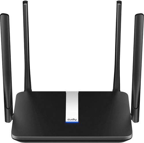 Роутер беспроводной Cudy LT500 AC1200 10/100BASE-TX/4G cat.4 черный