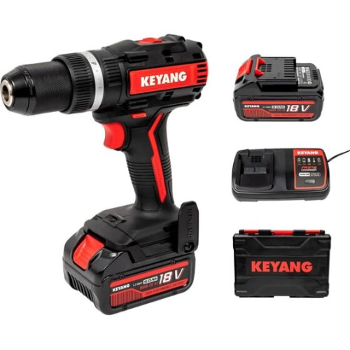 Дрель-шуруповерт KEYANG DM20BLA-70C (Set) ударная 2 АКБ + ЗУ