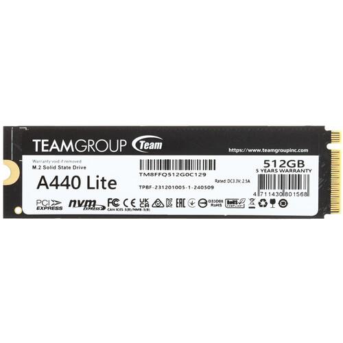 512 ГБ M.2 NVMe накопитель TEAMGROUP T-FORCE CARDEA A440 Lite [TM8FFQ512G0C129]