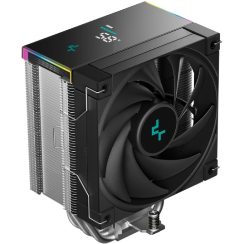Кулер DEEPCOOL AK500S Digital SE LGA20XX/1700/1200/115X/AM5/AM4 (TDP 240W, PWM, Fan 120mm, 5 тепл. трубок, Copper Base, черный) Ret