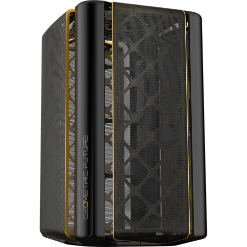 Корпус Geometric Future Model 2 The Ark (1AM2AKBK00100), без БП, Mini-Tower, no fans, 3xUSB-A 3.0, 1xUSB 3.2 Type-C, mATX, mITX Black