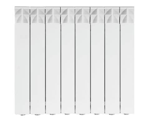 Алюминиевый радиатор отопления Fondital B4 350/100 Aleternum Bianco (8 секций)